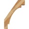 Ekena Millwork 6"W x 20"D x 28"H Merced Rough Sawn Knee Brace, Western Red Cedar BRC06X20X28MRC00RWR - alternate 2